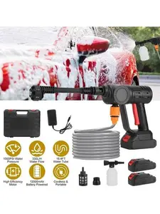 12000mAh Cordless Electric High Pressure Water Spray Gun Car Portable Washer
