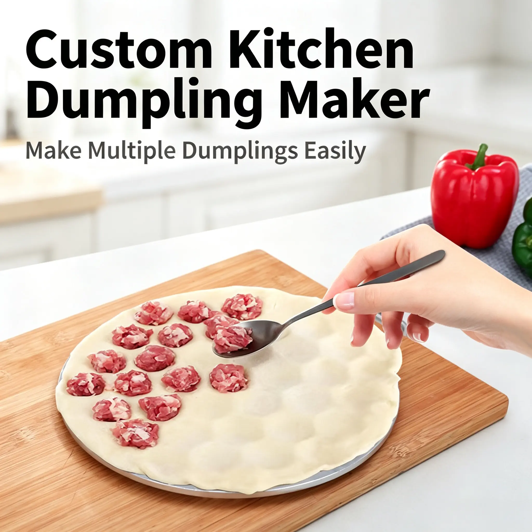 Multi Dumpling Maker Mold, Quick Make Multiple Dumplings at Once