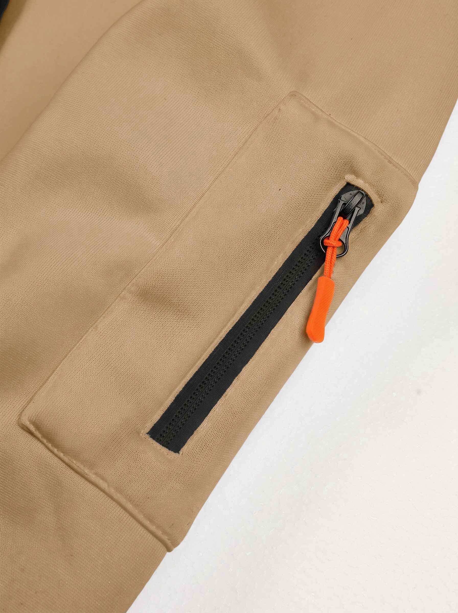 KZZ Men's 2-Piece Activewear Set - Cozy Long-Sleeve Fleece-Lined Workwear Jacket & Loose-Fit Pants with Multiple Pockets for Winter Work-to-Casual Menswear Clothing