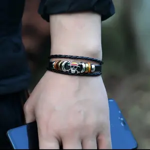 OP Straw Hat Jolly Roger Buckle Bracelet