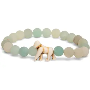 Gorilla  Bracelet - Track a Real Gorilla's  - Supports  Conservation - Elastic,  Size Fits  -  Interactive Mobile App Map - Unisex Conservation