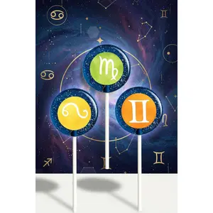 Zodiac Sign Lollipops: Cosmic Horoscope Collection