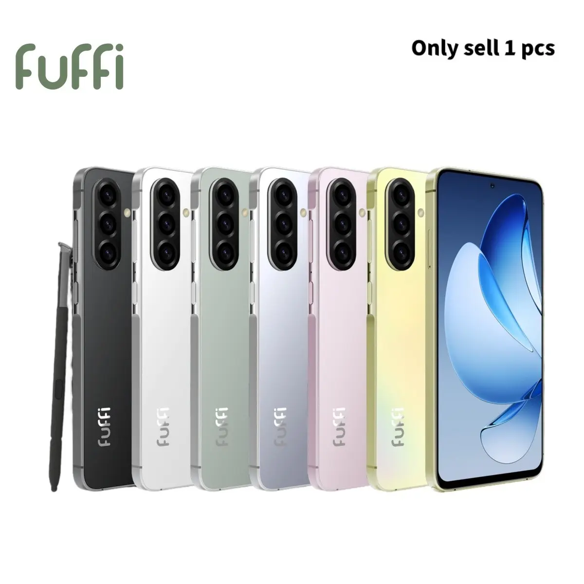 FUFFi-S25 PRO Fashion Pro Mobile Smartphone; 6.63-inch screen, 4G unlocked, 3GB RAM + 32GB ROM, 4000mAh battery, 8MP + 16MP high-definition cameras, stylus-enabled, GPS, Android 12 phone