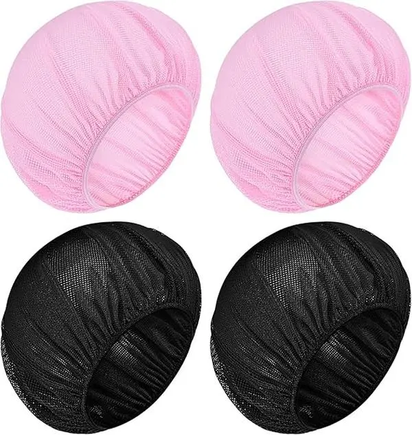 Hair Net 4 Pcs Sleeping Mesh Sleep Bonnets Women Sleeping Hair Nets Cap Comfortable and Breathable Mesh