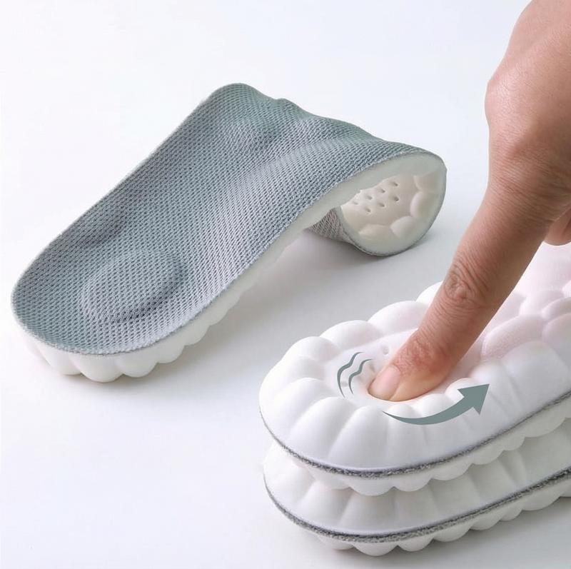 Unisex 4D Cloud Comfort Insoles | Memory Foam Cushioning Shock ...