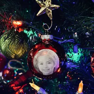 Legacy Memory Ornament - Personalized Photo Bauble for Christmas Tree Decorations