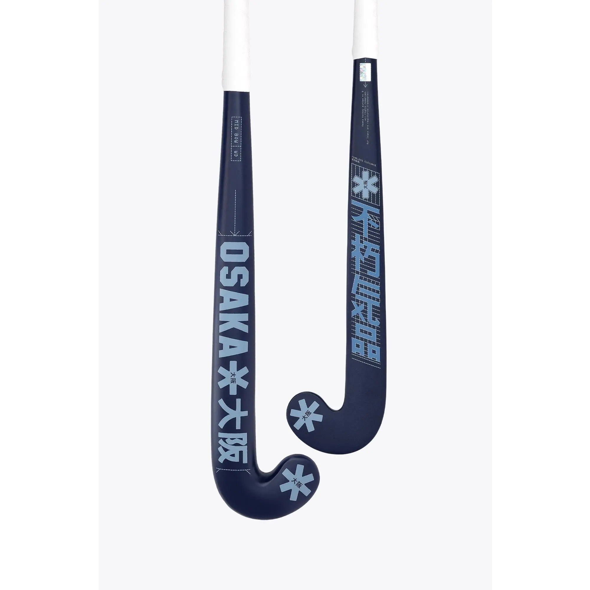 Osaka Field Hockey Stick Mid Bow WD | Navy Peony