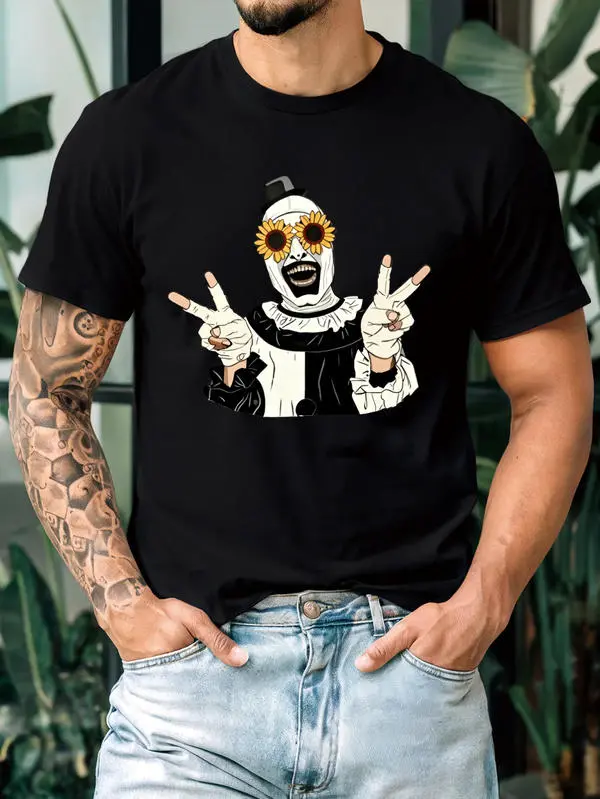 "Art the Clown" Terrifier 2 Graphic Tee     Iconic Horror Movie Aesthetic Shirt |   Premium Heavyweight Streetwear for Horror Fans