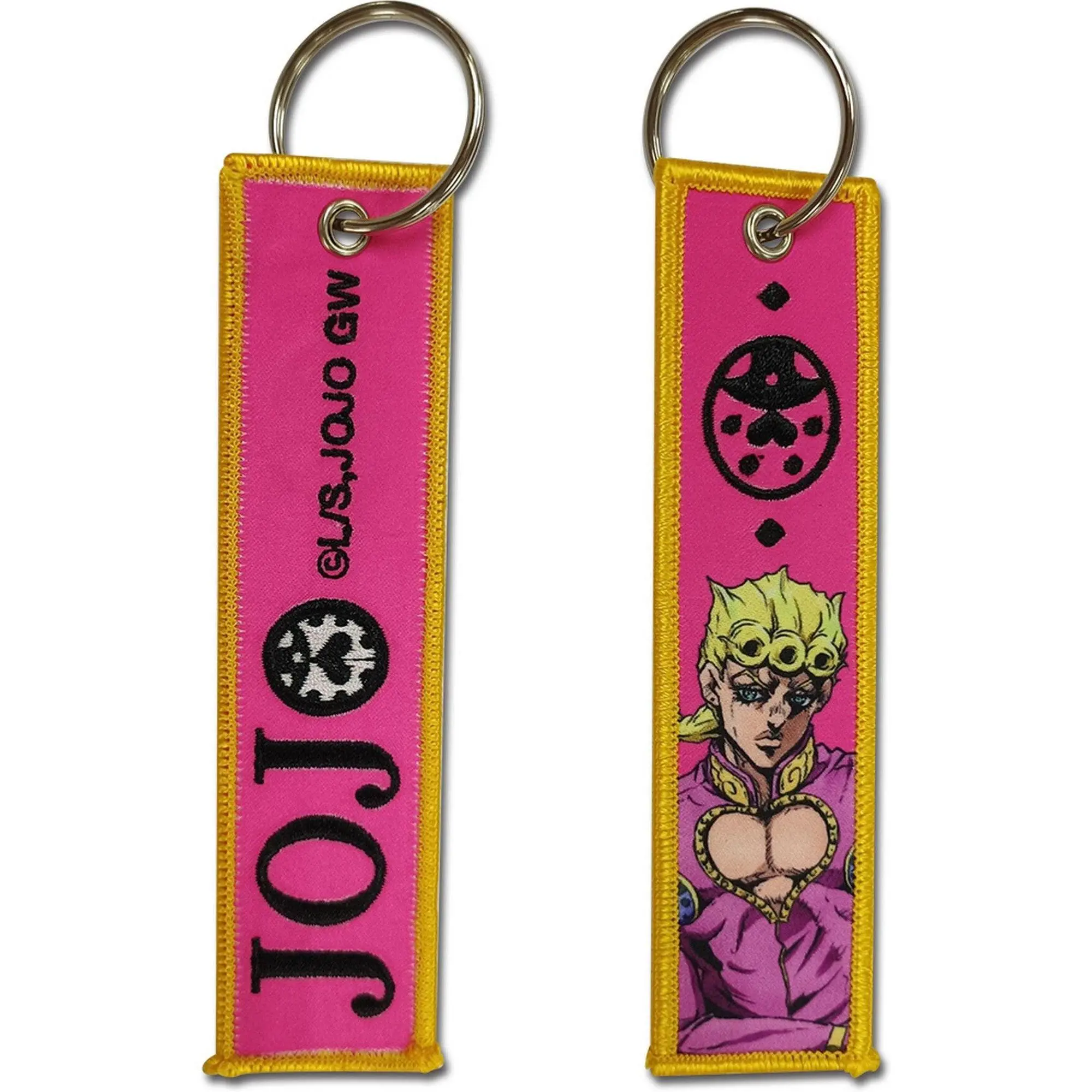 Jojo S4 - Giorno Fabric Keychain