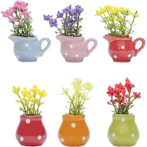 6pcs Cute Plant Fridge Magnets Funny Mini Plant Magnets for Fridge, Simulation Ceramic Flower Vase 3D Refrigerator Magnet,Decoration for Home, Kitchen, Office, School, Locker, Whiteboard sports outdoor