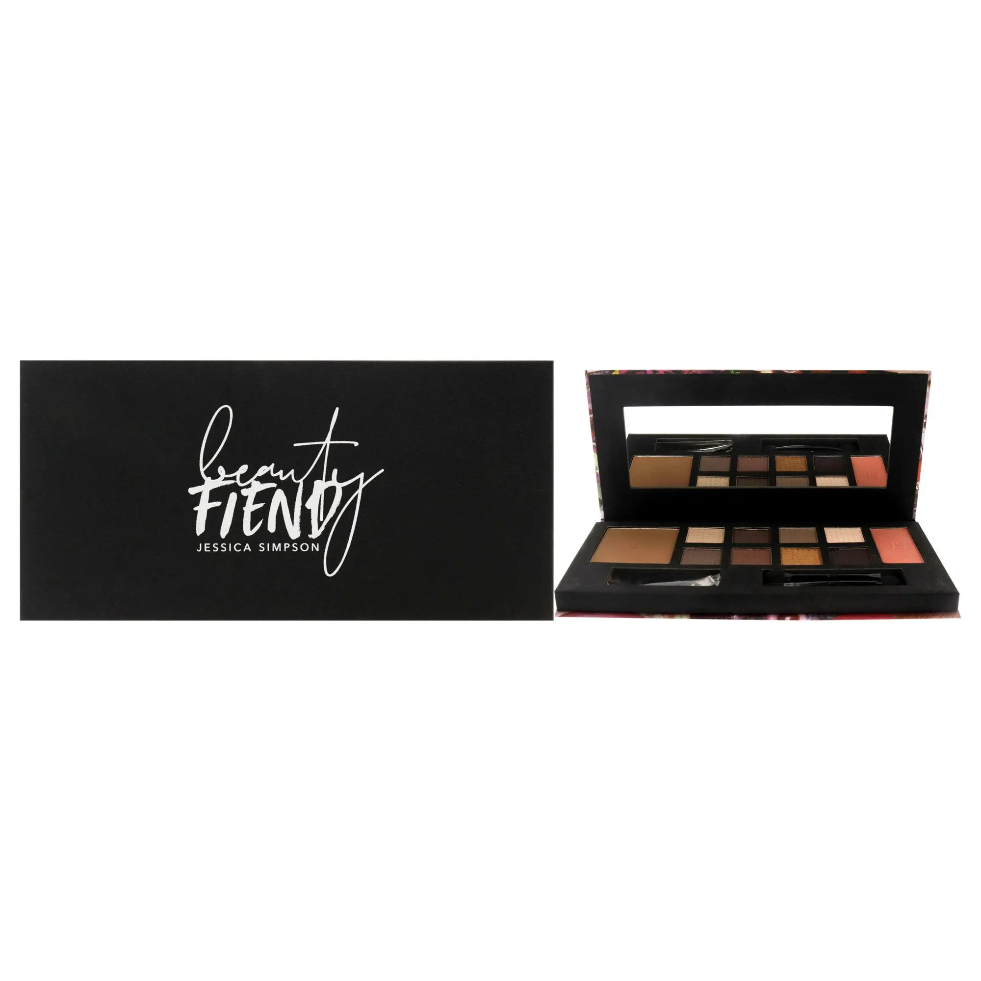 Women's Compact, Handy Eyeshadow Beauty Fiend Palette by Jessica Simpson - 0.43oz Apply Easily Makeup, Eye Makeup