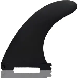 Quick Install Enhanced Nylon Fiberglass Classic Curved Center Fin, Paddleboard Fin Replacement for Inflatable SUP Stand Up Paddle Board