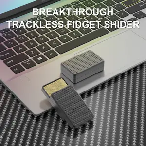 Metal card-type fidget sliding push card, practical Anxiety Relax Toy, magnetic rotating push-pull Fidget Toy, suitable for office, study, relaxation and other scenes, is a good choice for giving as a gift