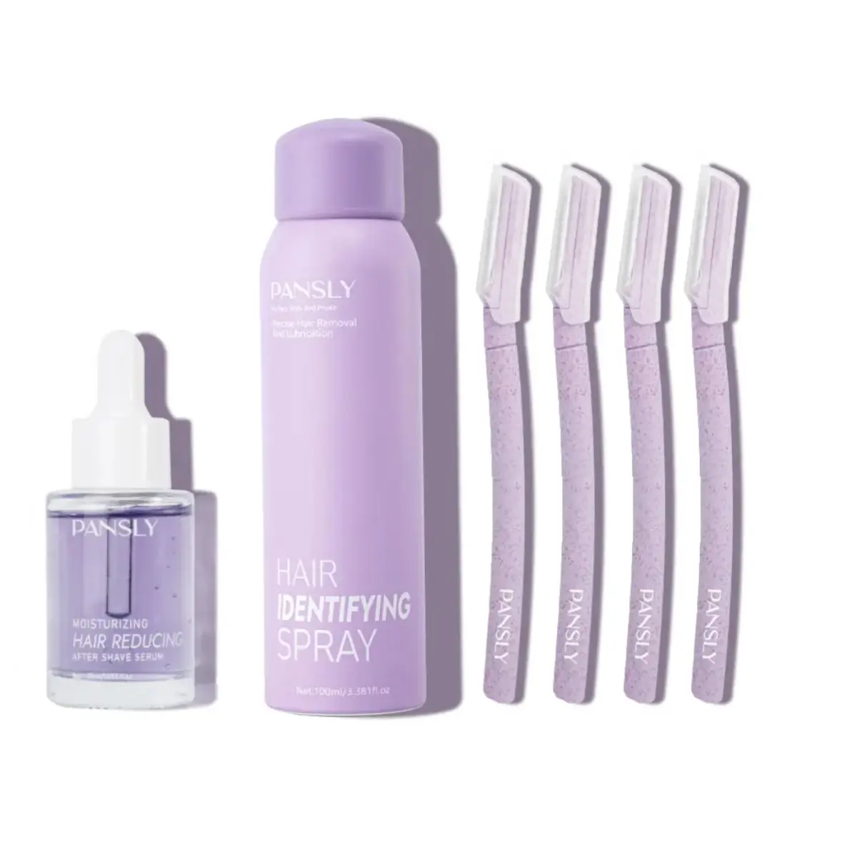 Hair Identifier Spray & Control Essence Set for Face & Body | Liquid Moisturizer for Slower Regrowth & Youthful Glow - Machine Free, Sensitive, Gentle, 30 Ml, Hair Removal Spray
