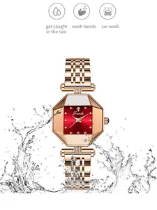 【TikTokShopBlackFriday】Women's Elegant Dial Quartz Watch Waterproof & Scratch-Resistant, Stylish Versatile, Perfect for Party & Daily Outfits, Exquisite Trendy Timepiece