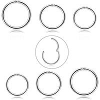 C1:6 Pcs Silver-tone (18G)