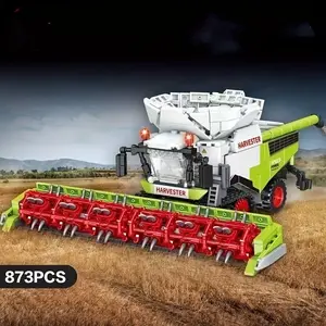 873 Pieces Harvester Model Building Set, Desk Display Office Art Decor, Mechanical Beauty Collection, Halloween Gift, Christmas Present