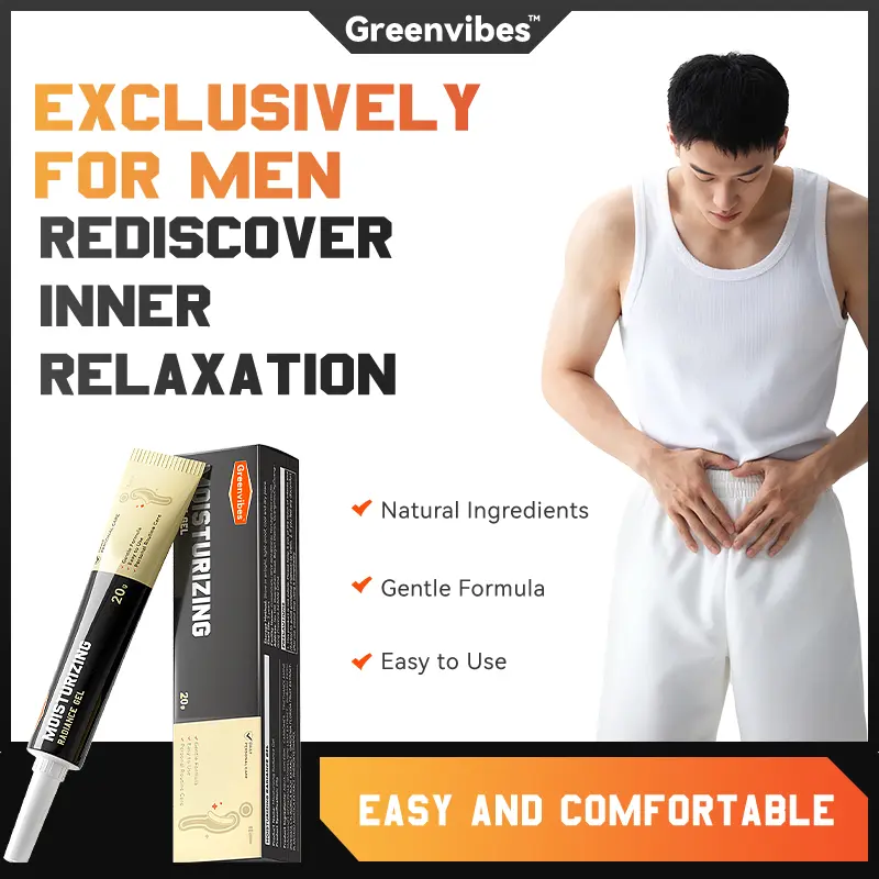 GreenVibes 1 Moisturizing massage gel, made with natural ingredients, gentle and non-irritating