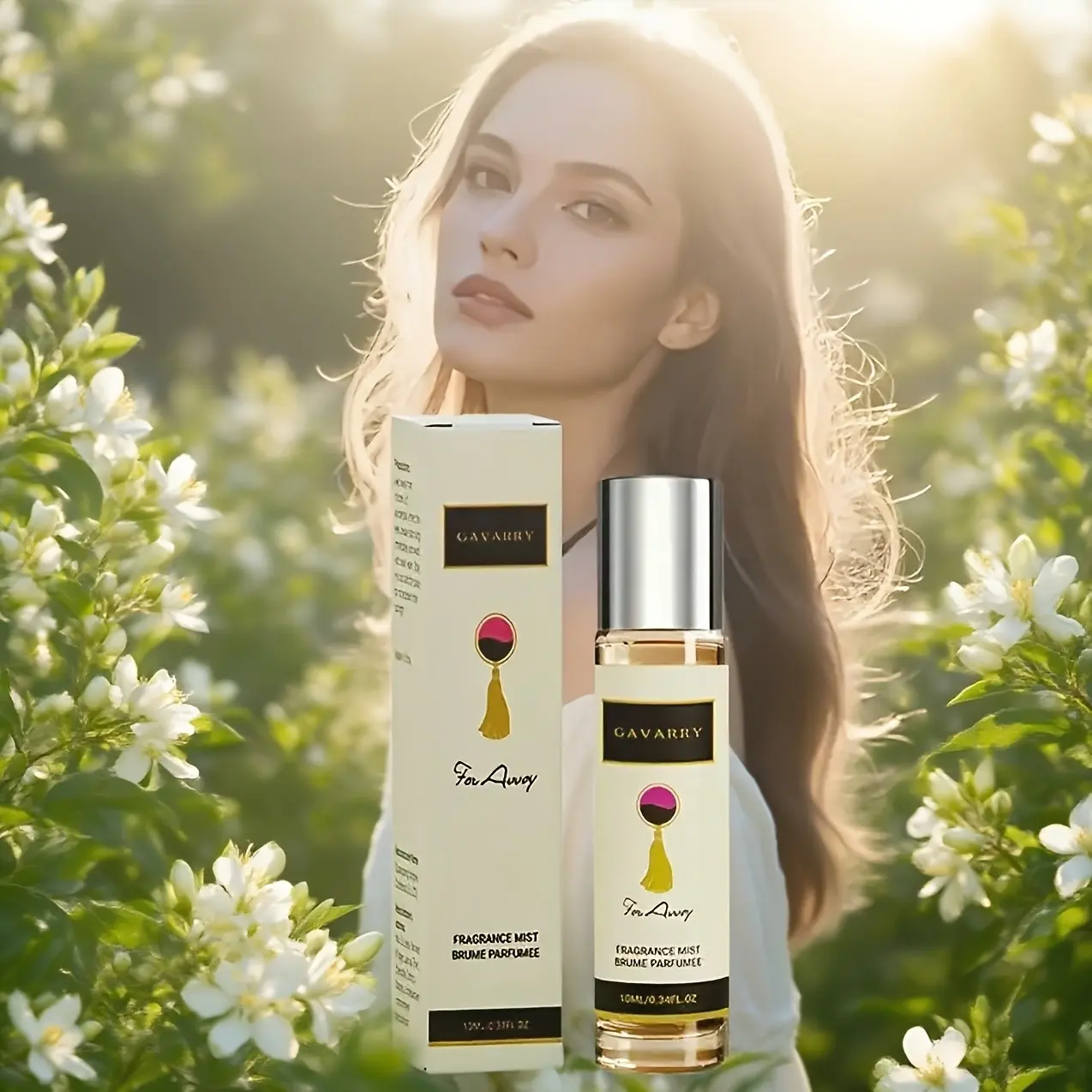 Elegant Floral & Fruity Scented Perfume 10ML, Soft Elegant Fragrance, Long-Lasting Fresh Wood & Flower Fragrance, Ideal for Dates, Work, Parties, Gift Choice, Floral Scents Perfume, Floral Scent Perfumes