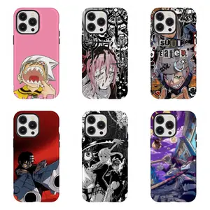 S-Soul Eater Manga Phone Case Trendy Anime Phone Case Compatible for iPhone 17 16 15 14 13 12 11 and for Samsung S21-S25 Perfect Gift for Manga Fans