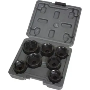 Lisle LIS-13270 Low Profile Filter Socket Set - 7 Piece