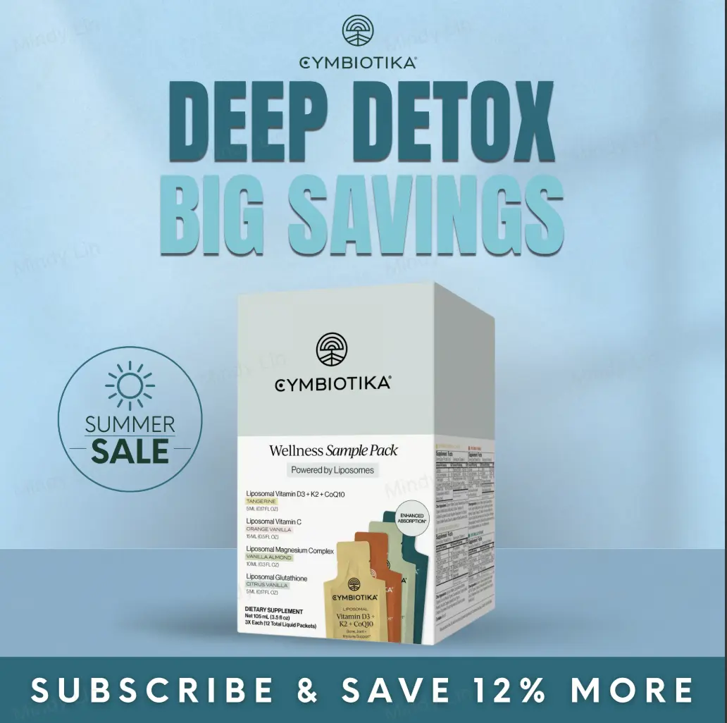 Cymbiotika Bestsellers Bundle | 12 Packets (3 Each) | Liquid Glutathione, Magnesium, Vitamin C and D3+K2 Supplements | Multi-Benefit Support | Top-Selling Liposomal Formulas ｜High Absorption