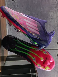 Unisex Professional Soccer Cleats Football Boots for Men Youth Students, Long-Stud Design, Durable Comfortable Sports Footwear for Indoor Outdoor Training Match Competition