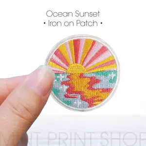 Ocean Sunset | Embroidery Patch