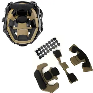 Memory Foam Pad Protective Mat Helmet Padding Kit Replacement Universal Motorcycle Cyling Tactical Cushions for ACH MICH Team Wendy FMA EXF Helmet Crash Pads