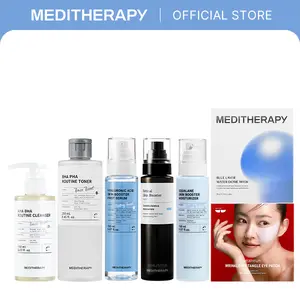 Ultimate Glass Skin & Full Glow Collection | Complete Korean Skincare Routine | 7-Piece Korean Skincare Set for Hydration, Texture, Pore Care & Radiance | MEDITHERAPY Official