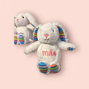 10.5 inch personalized bunnies