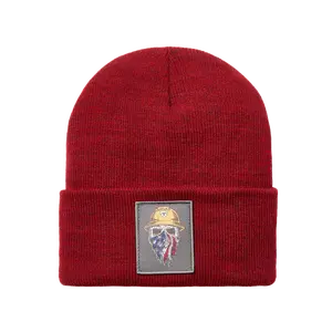 Ariat Rebar Born For This Burgundy Heather Watch Cap Beanie10053435
