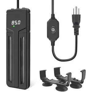 Aquarium Heater,Submersible Fish Tank Water Heater Double Quartz Explosion-Proof with for Freshwater Saltwater Tank Submersible Quartz