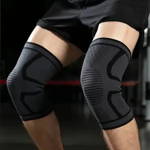 Pack of 2, fitness knee supports, sports knee supports, suitable for fitness, basketball, football, badminton, and training