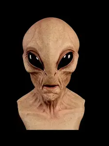 Realistic Pesenar Alien Mask, Perfect for Halloween Party Costume & Celebration Events, Unique Design for Cosplay & Festive