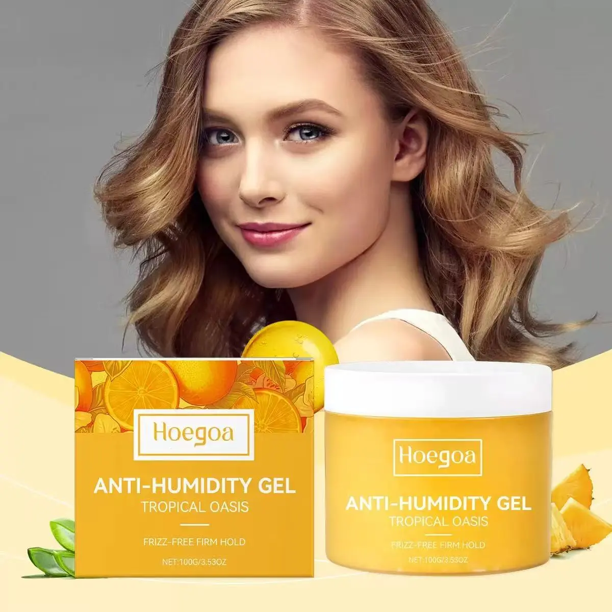 [MICHE] Anti-Humidity Frizz Fighting Strong Hold Hair Gel | For All Hair Types Curly, Coils and Wavy Hair - Alcohol Free - MICHE Beauty