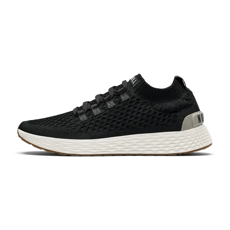 NOBULL Women's Allday Knit Shoe in Jet Black - Everyday Walking Sneaker, Comfortable Slip-On Shoe, Casual Trainer