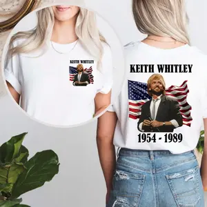 Keith Whitley Tribute Shirt, Country Music Legend Tee, Retro Country Music T-Shirt, 1980s  Graphic Appreal, Unisex, Full Sizes