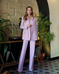 Dusty Pink Double-Breasted 3-Piece Suit