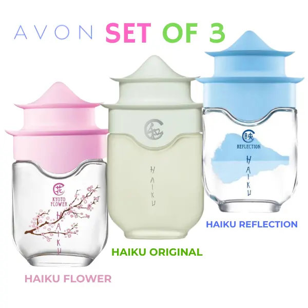 Haiku EDP 1.7 fl.oz Set. Original, Flower & Reflection. Set of 3