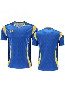 Butterfly Table Tennis Sports T-Shirt – Unisex Short Sleeve Breathable Quick-Dry Tee for Training & Matches