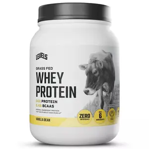 Levels Grass Fed Whey Protein Powder - Vanilla - 23.7oz