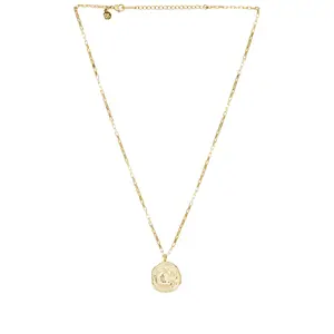 petit moments Horoscope Charm Necklace in Gold