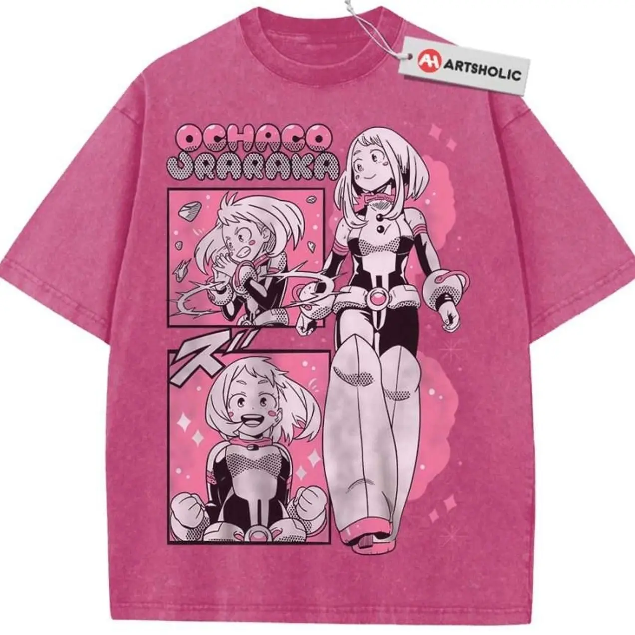Ochaco Uraraka Shirt, Uravity Shirt, MHA Shirt, Anime Shirt, Vintage T-Shirt , Graphic Tee, Unisex Fashion, Full Color, Full Size, For Men, For Women