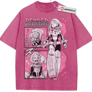 Ochaco Uraraka Shirt, Uravity Shirt, MHA Shirt, Anime Shirt, Vintage T-Shirt , Graphic Tee, Unisex Fashion, Full Color, Full Size, For Men, For Women