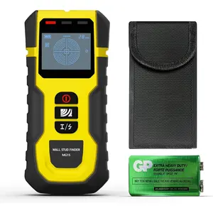 5-in-1 Stud Finder with Intelligent Sensor,  LCD Display and Audible , Wall Scanner for Metals, AC Wires,  and Pipes - Professional Electric Wire Detector