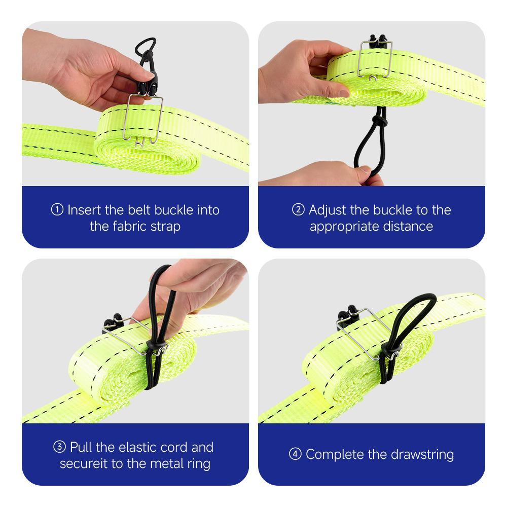 2 Pack Tie Down Strap Keeper | Adjustable Stainless Steel Strap Organizer | Secure Loose Cargo Straps, Ropes & Cords for Truck, Trailer, Garage & Boat 2 Pack Tie Down Strap Keeper | Adjustable Stainless Steel Strap Organizer | Secure Loose Cargo Straps, Ropes & Cords for Truck, Trailer, Garage & Boat
