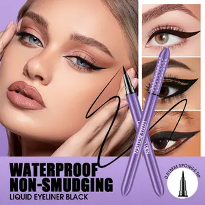 3 Ultra Fine Waterproof Eyeliner Pens, Liquid Eyeliner Pen, Lasting Color, Longwear Eyeliner, Women's Fashion Makeup Essential, Perfect for Daily Use