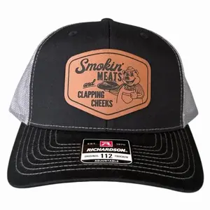 Smokin Meats and Clapping Cheeks Funny Hat Men Inappropriate  BBQ Gift for Man