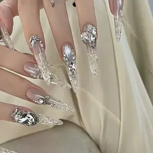 Press-On Nails - Adhesive Tabs for Easy Application and Removal - Gentle on Nails - Reusable - Perfect for Beginners or Short-Term Wear